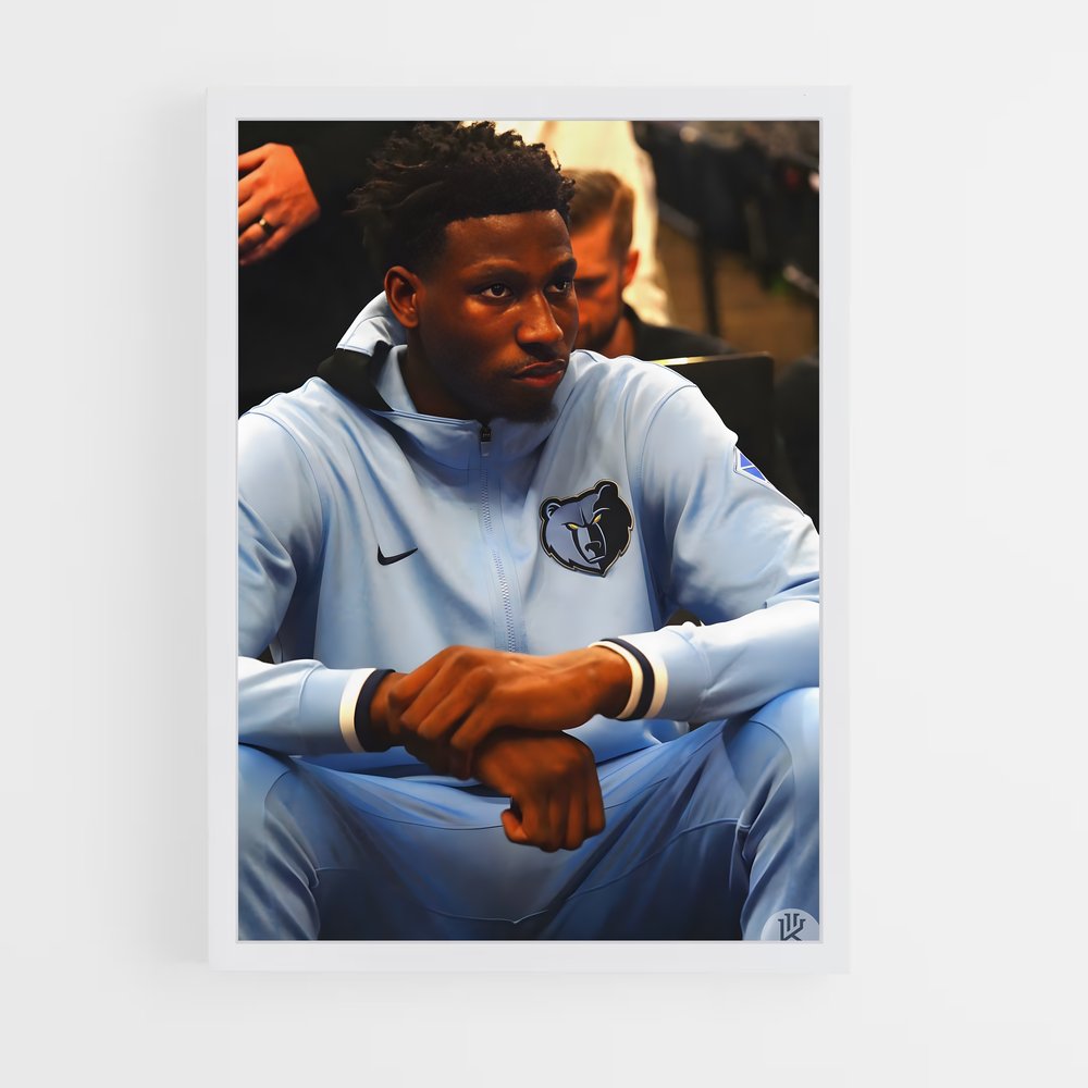 Poster Solitude Révélée – affiche Basketball (vue 3)